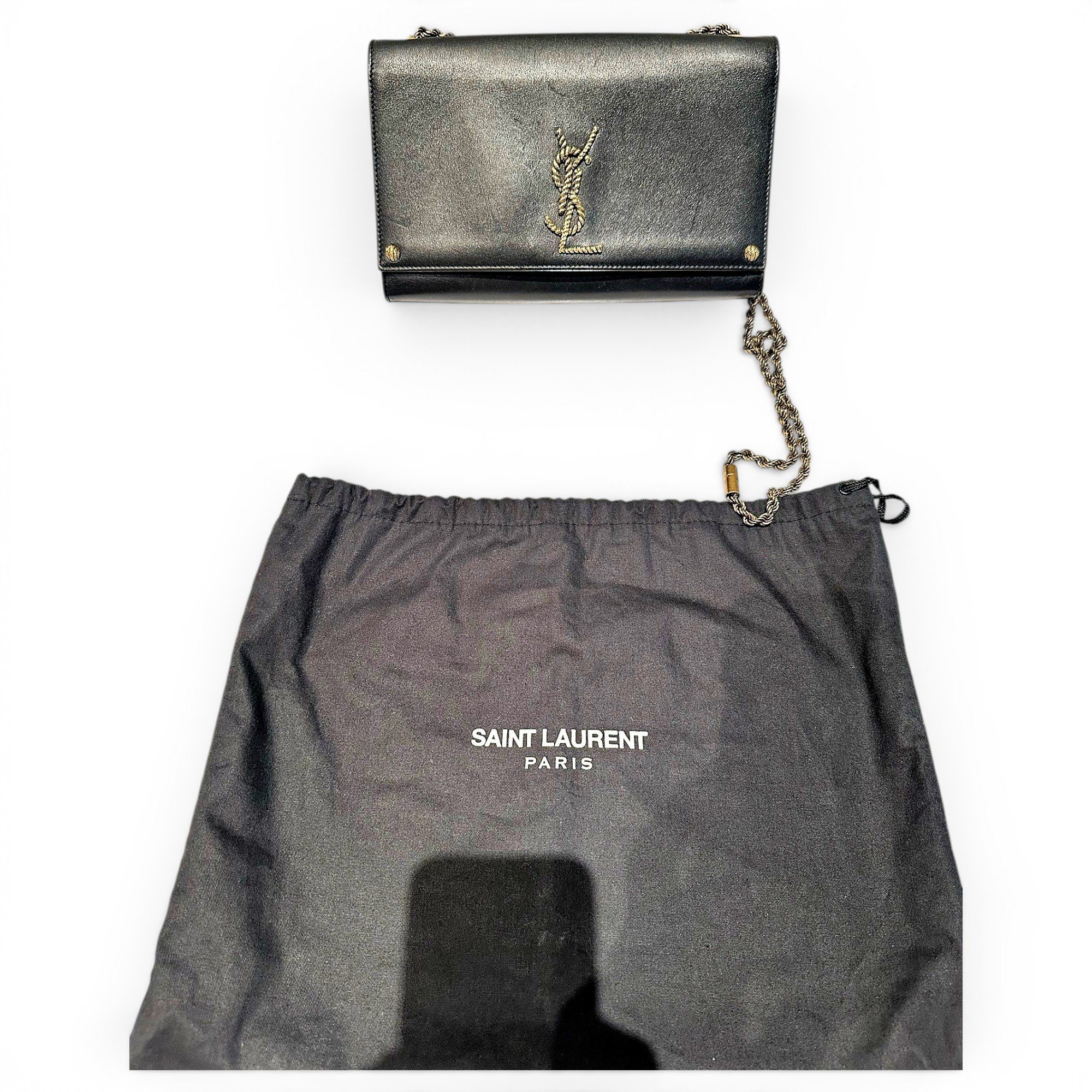 Saint Laurent Kate monogramme leather handbag