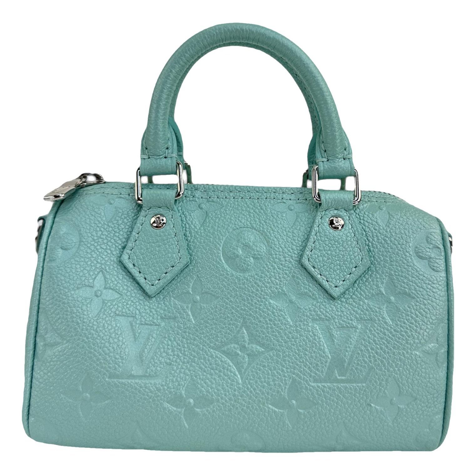 Nano Speedy / Mini HL leather handbag
