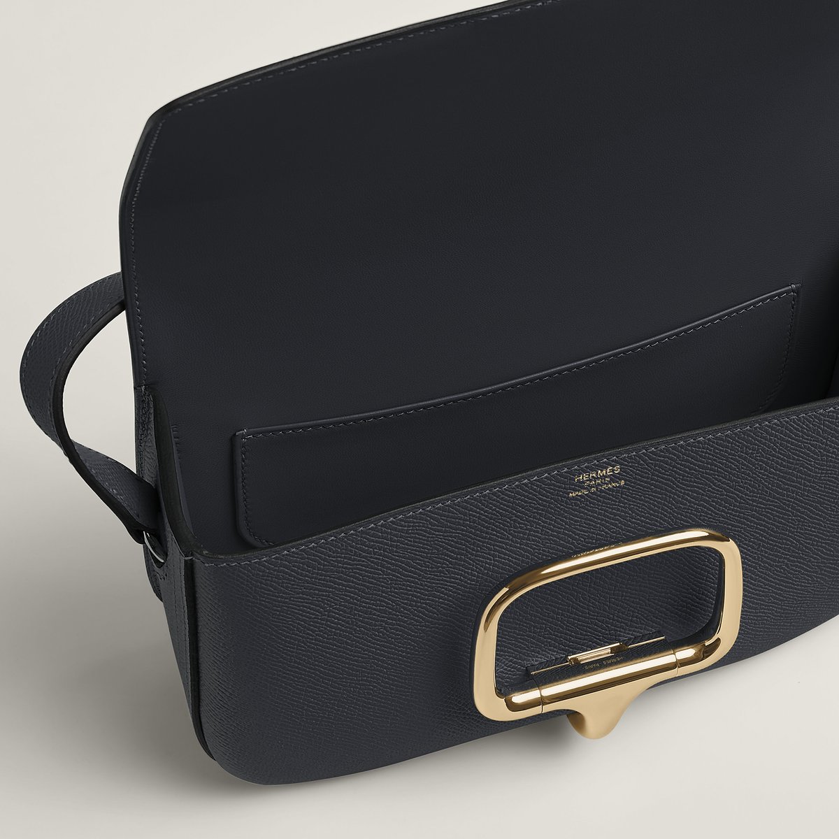 Bleu Indigo Hermès Della Cavalleria Elan Bag