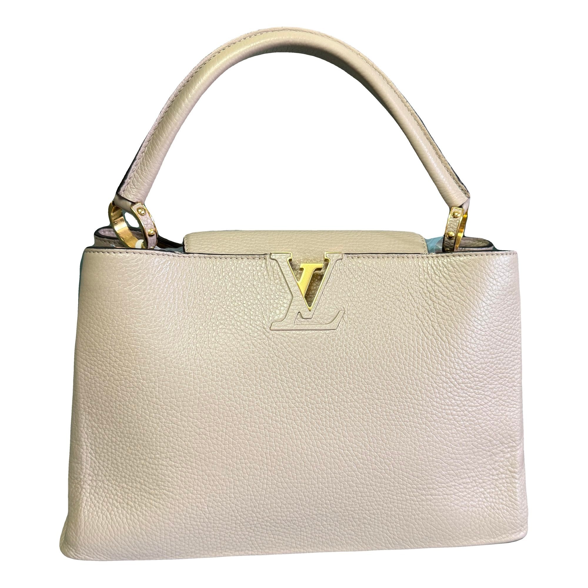 Capucines leather handbag