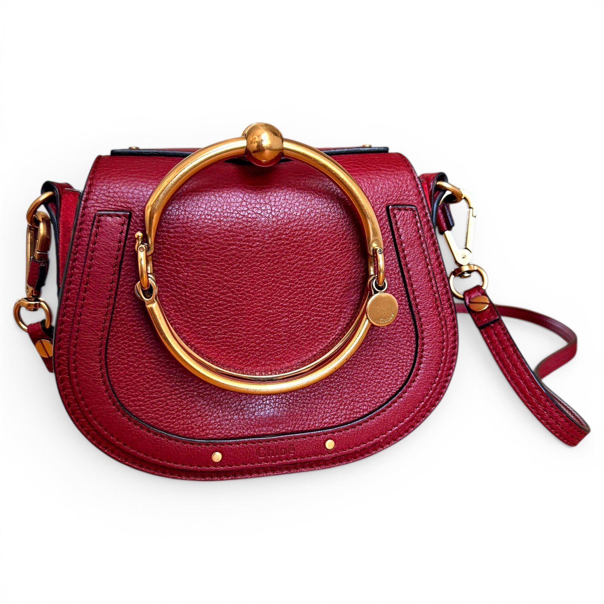Bracelet Nile leather crossbody bag