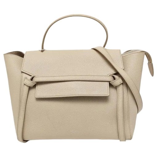 Belt leather handbag