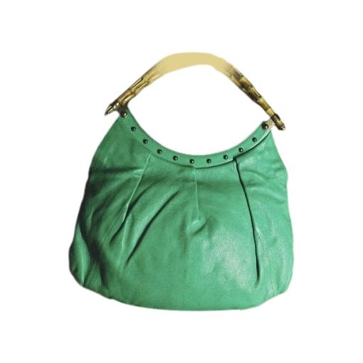 Gucci Vintage Bamboo Hobo leather handbag