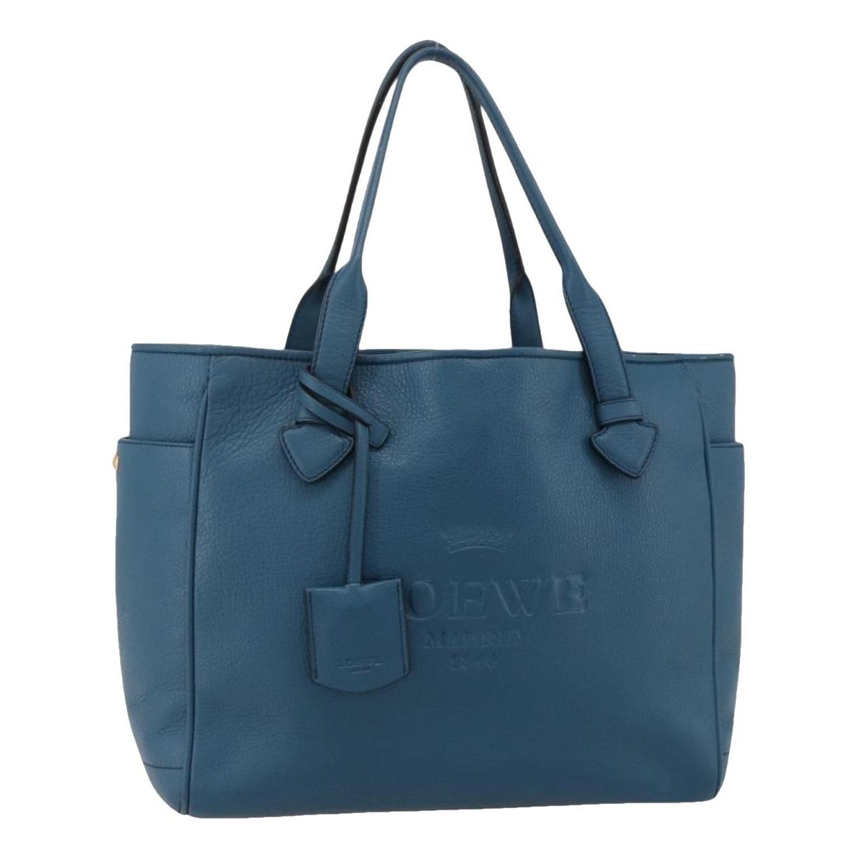 Leather tote