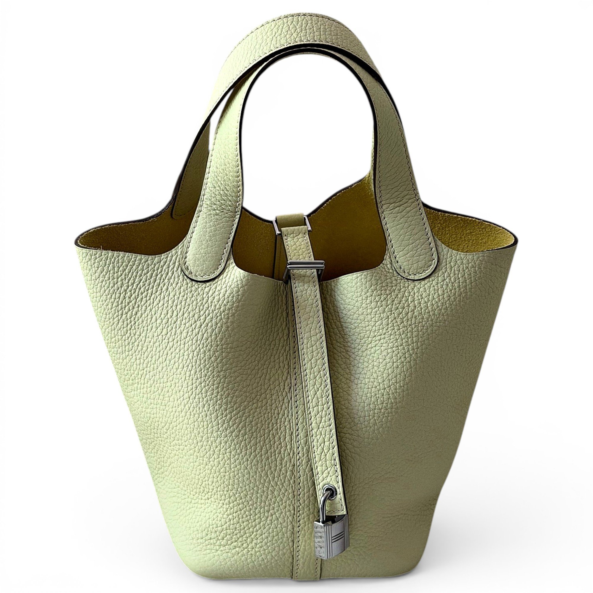 Picotin leather handbag