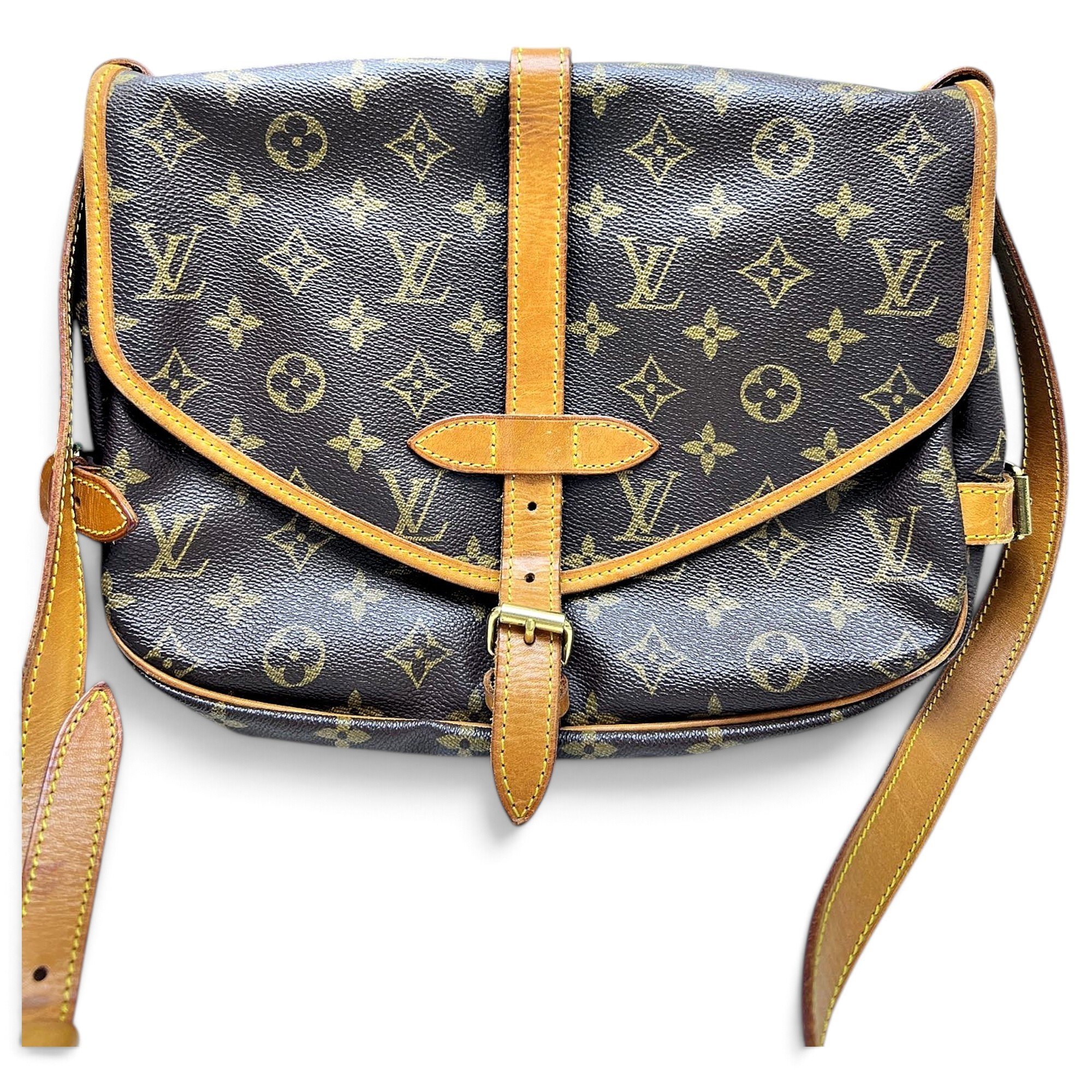 Musette leather crossbody bag