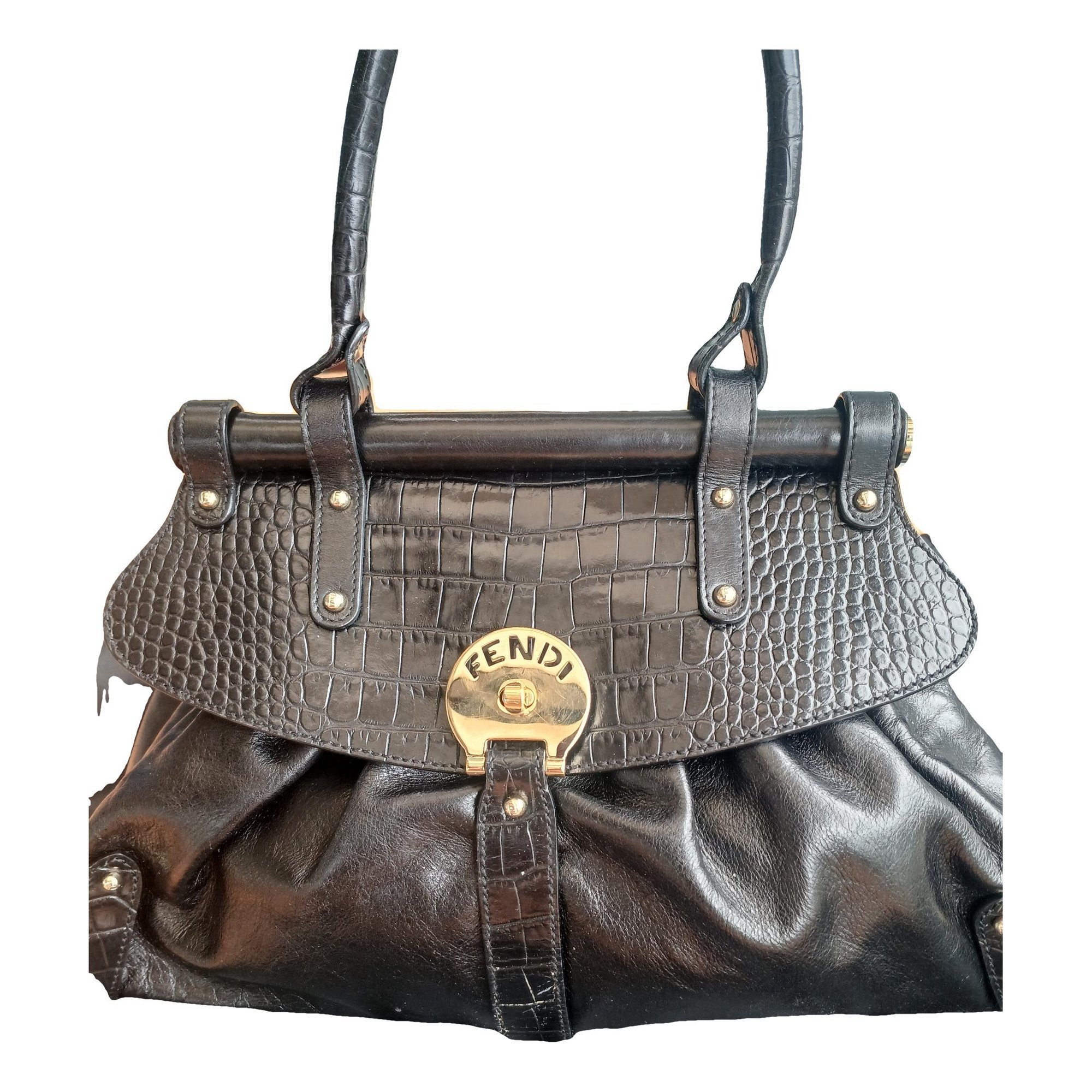Leather tote