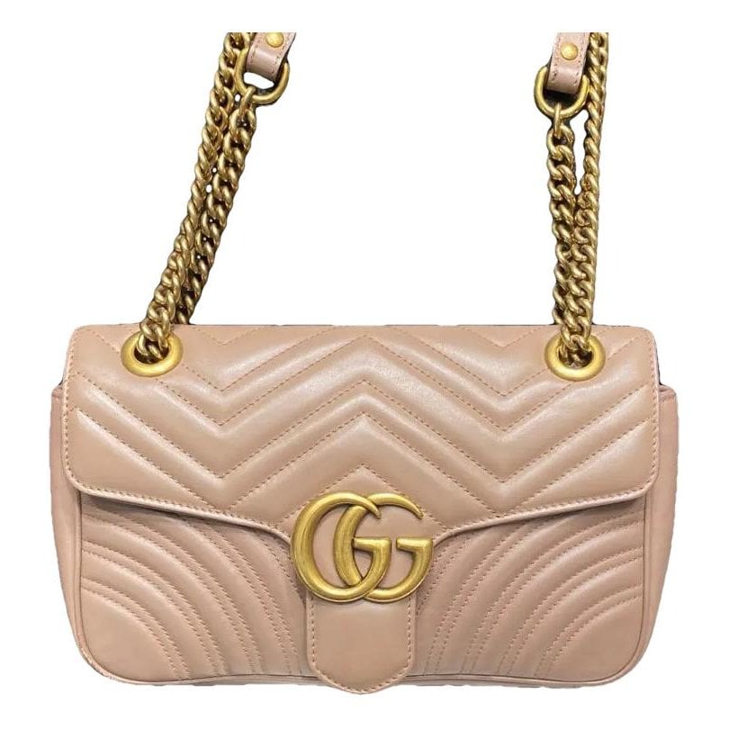 GG Marmont Flap leather crossbody bag