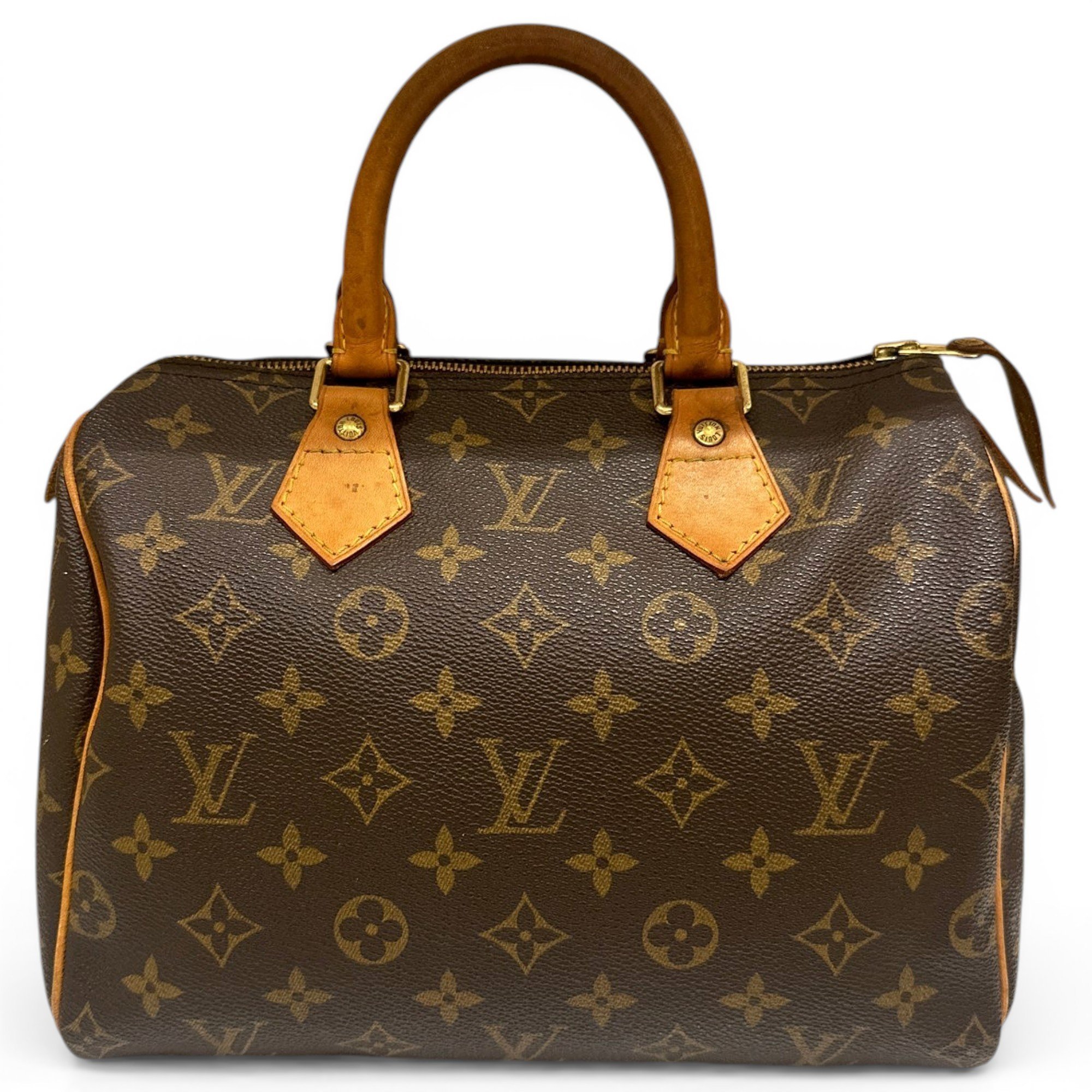 Speedy leather handbag