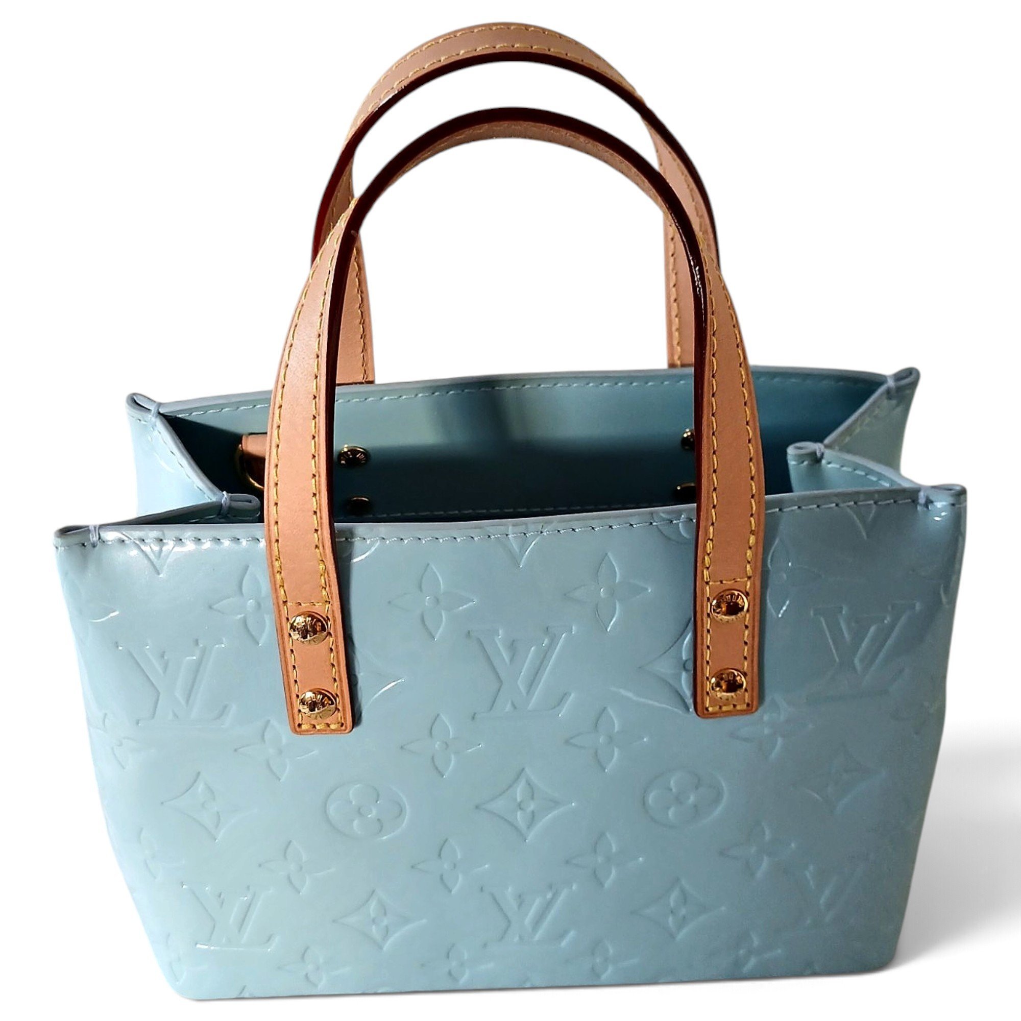 Reade patent leather tote