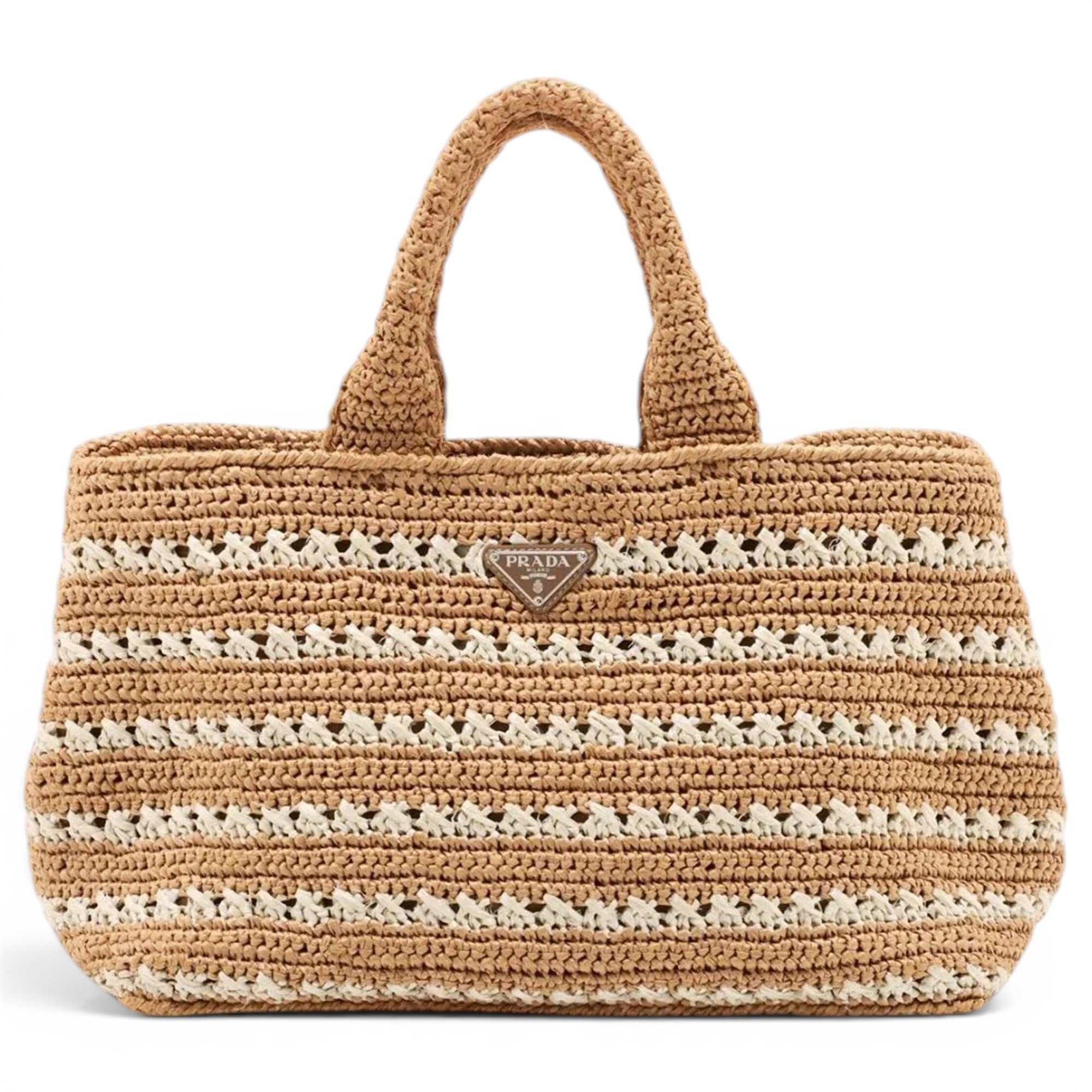 Triangle linen tote