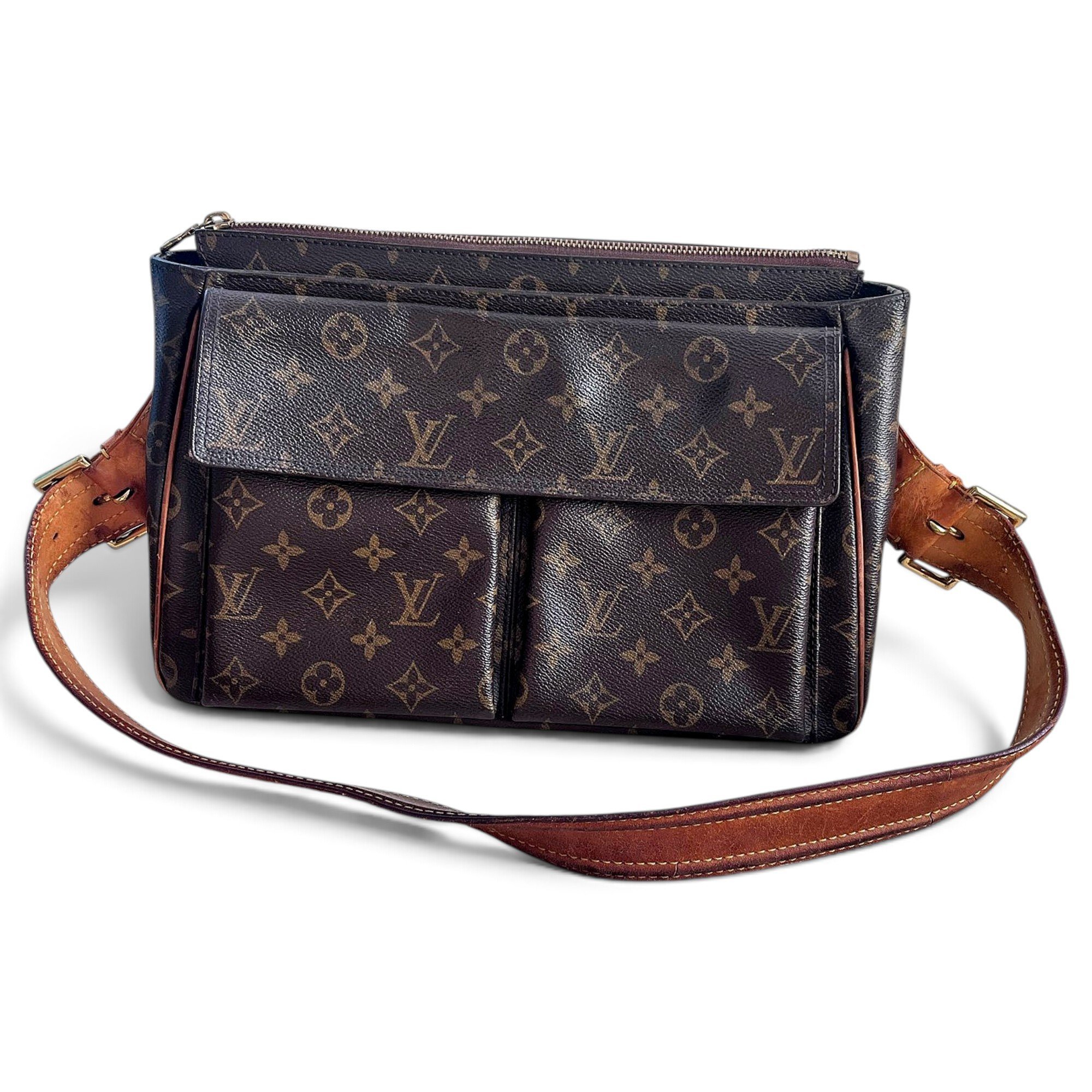 Viva Cité leather handbag