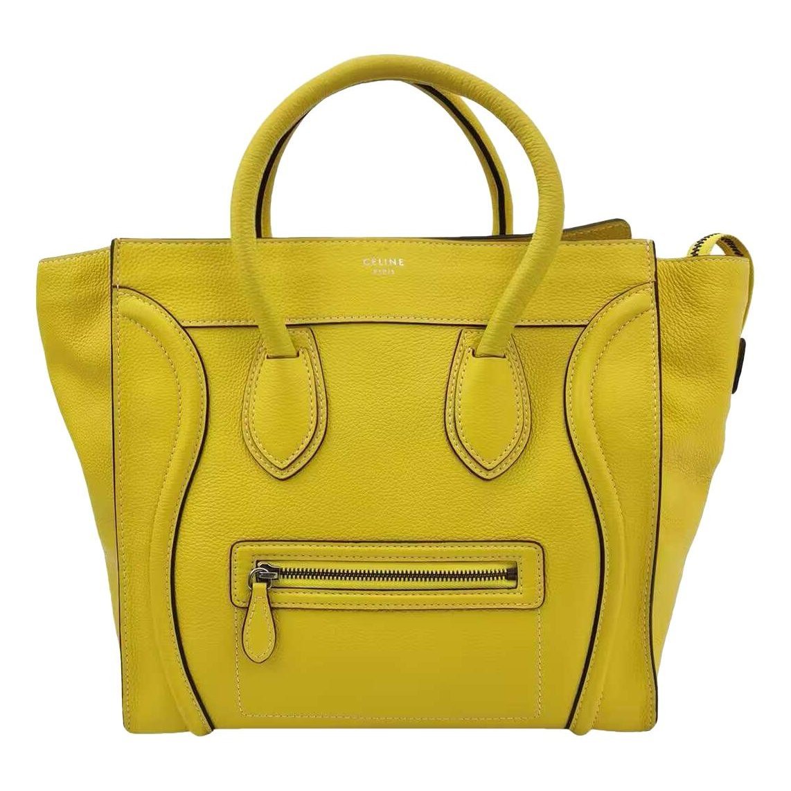 Luggage leather handbag