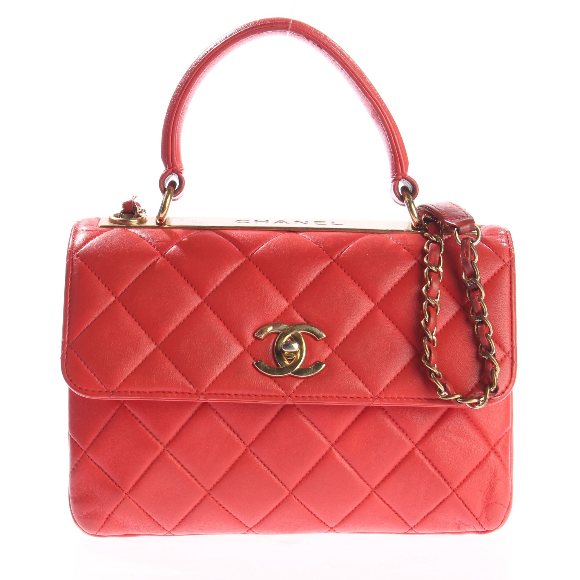 Trendy CC leather bag