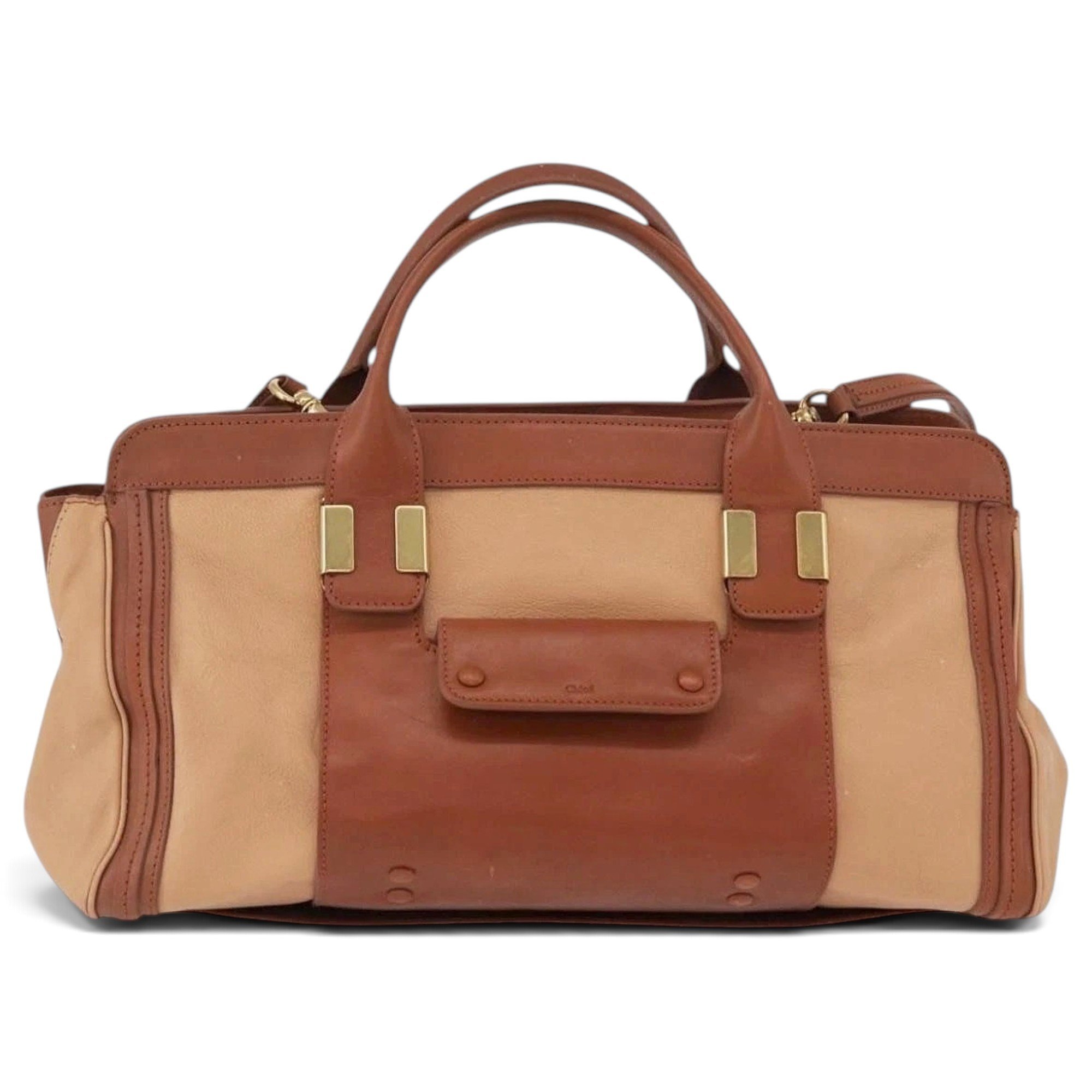 Leather handbag