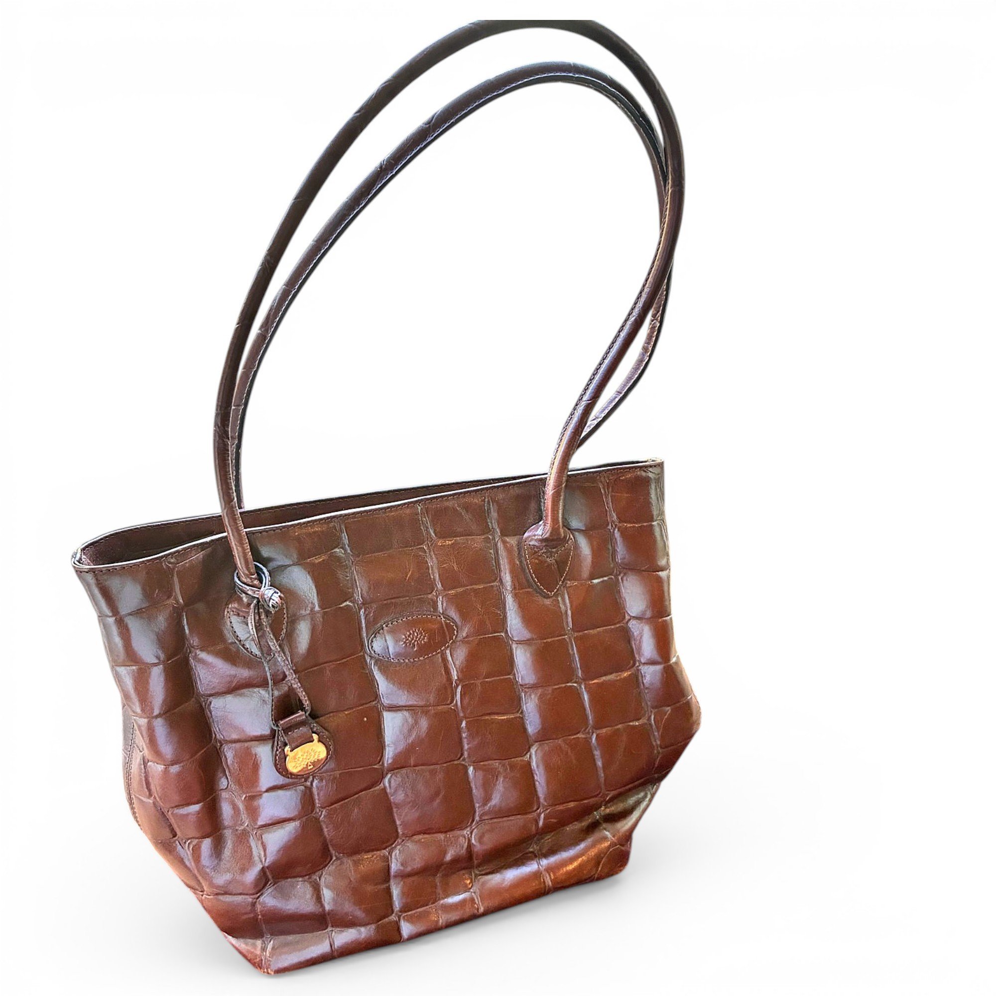Leather tote