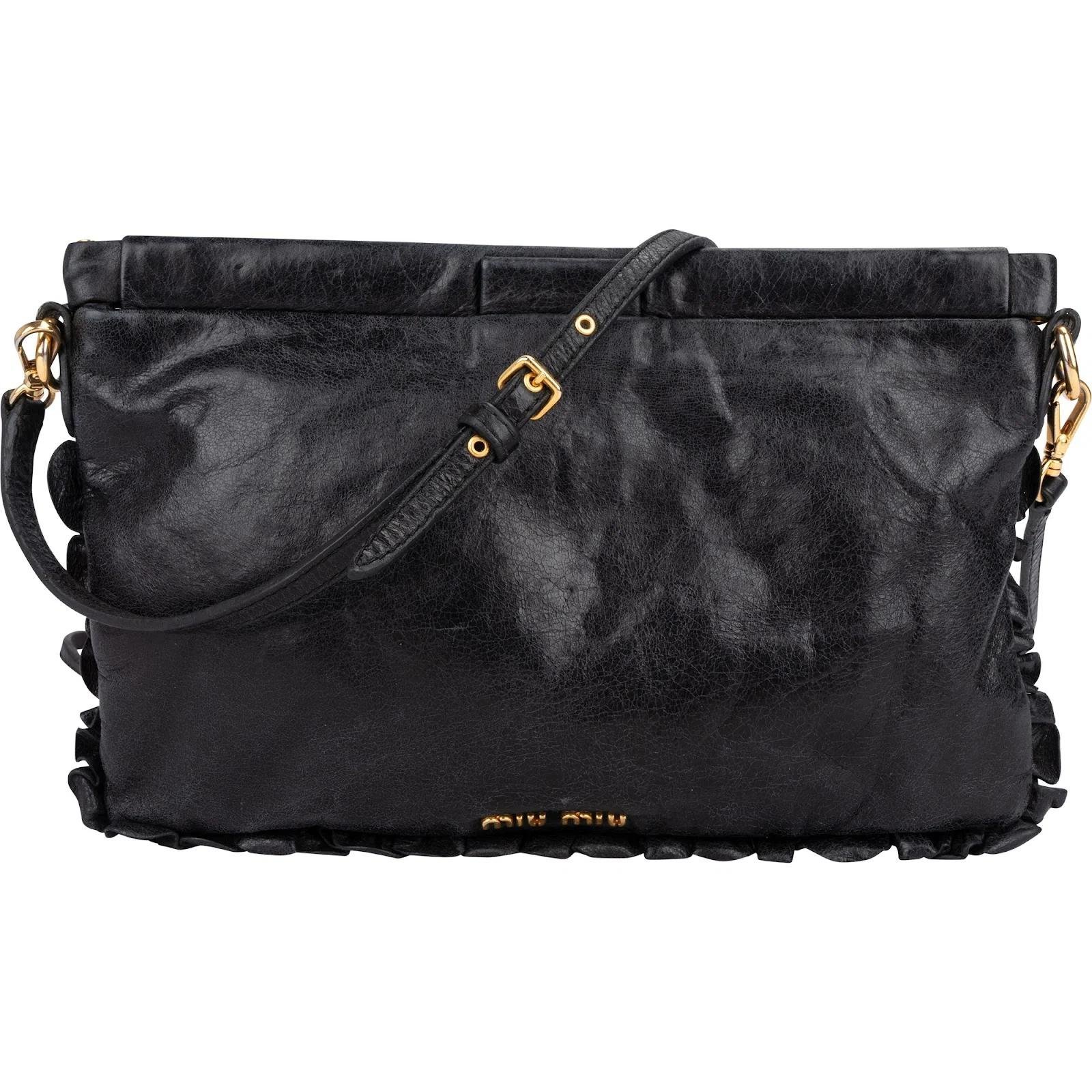 Matelassé leather crossbody bag