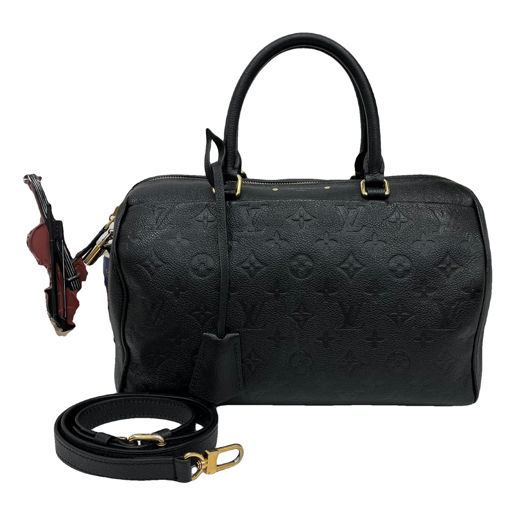 Speedy leather handbag