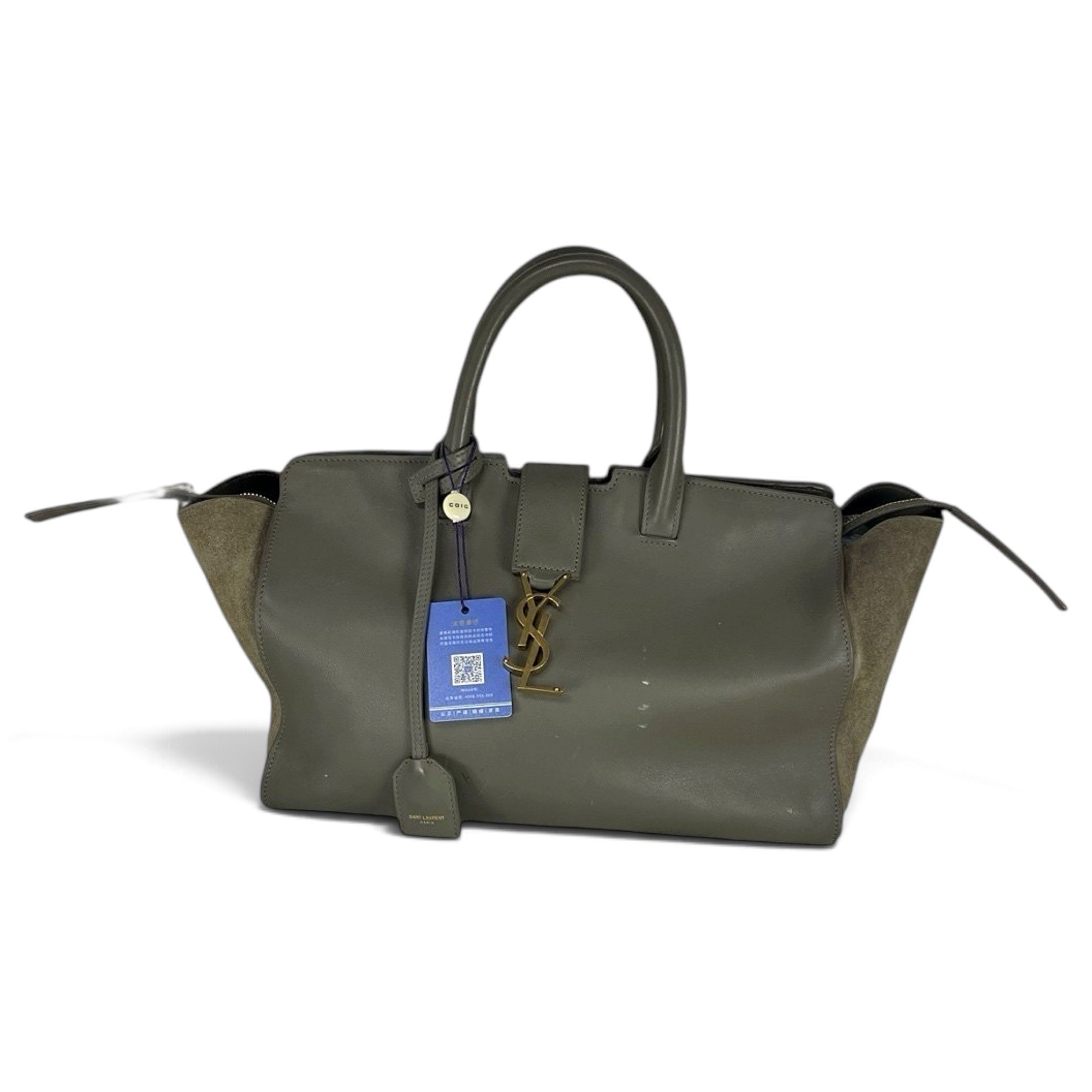 Downtown leather tote