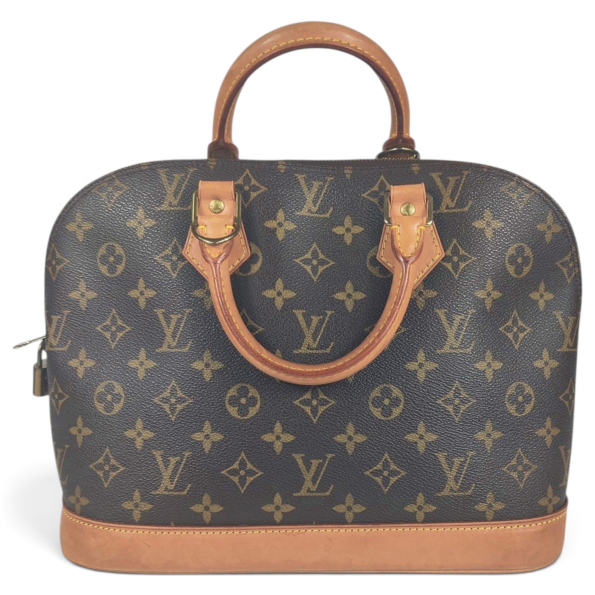 Alma leather handbag