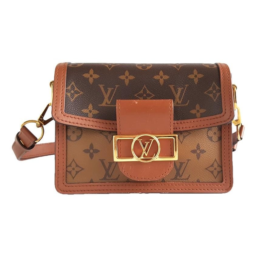 Dauphine Mini leather crossbody bag