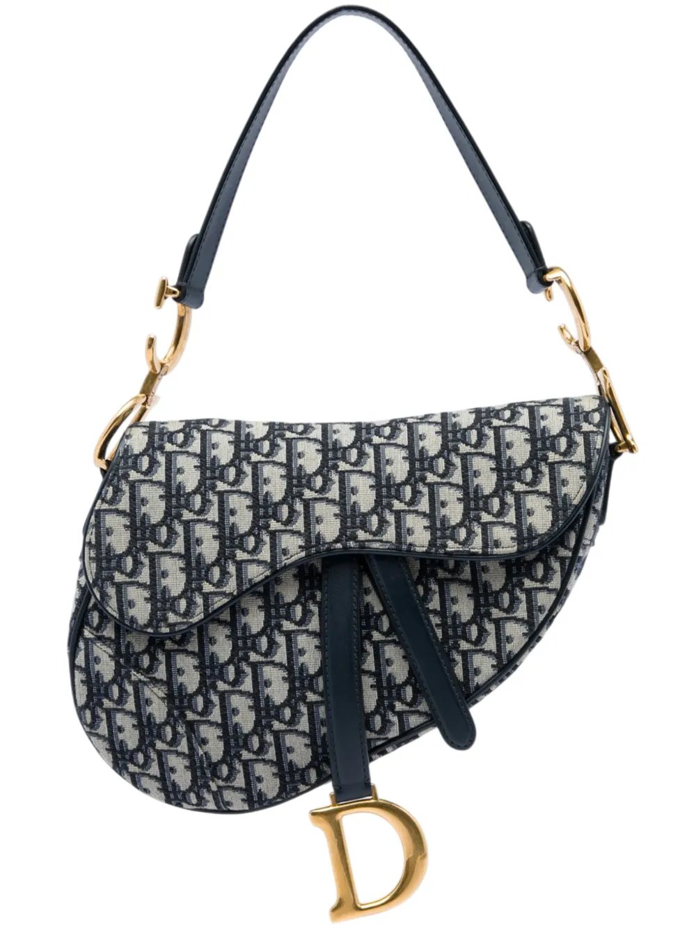 2019 Oblique Canvas Saddle Bag shoulder bag