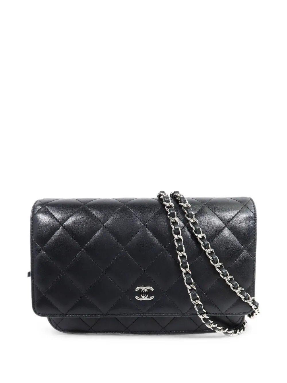 quilted CC lambskin shoulder bag