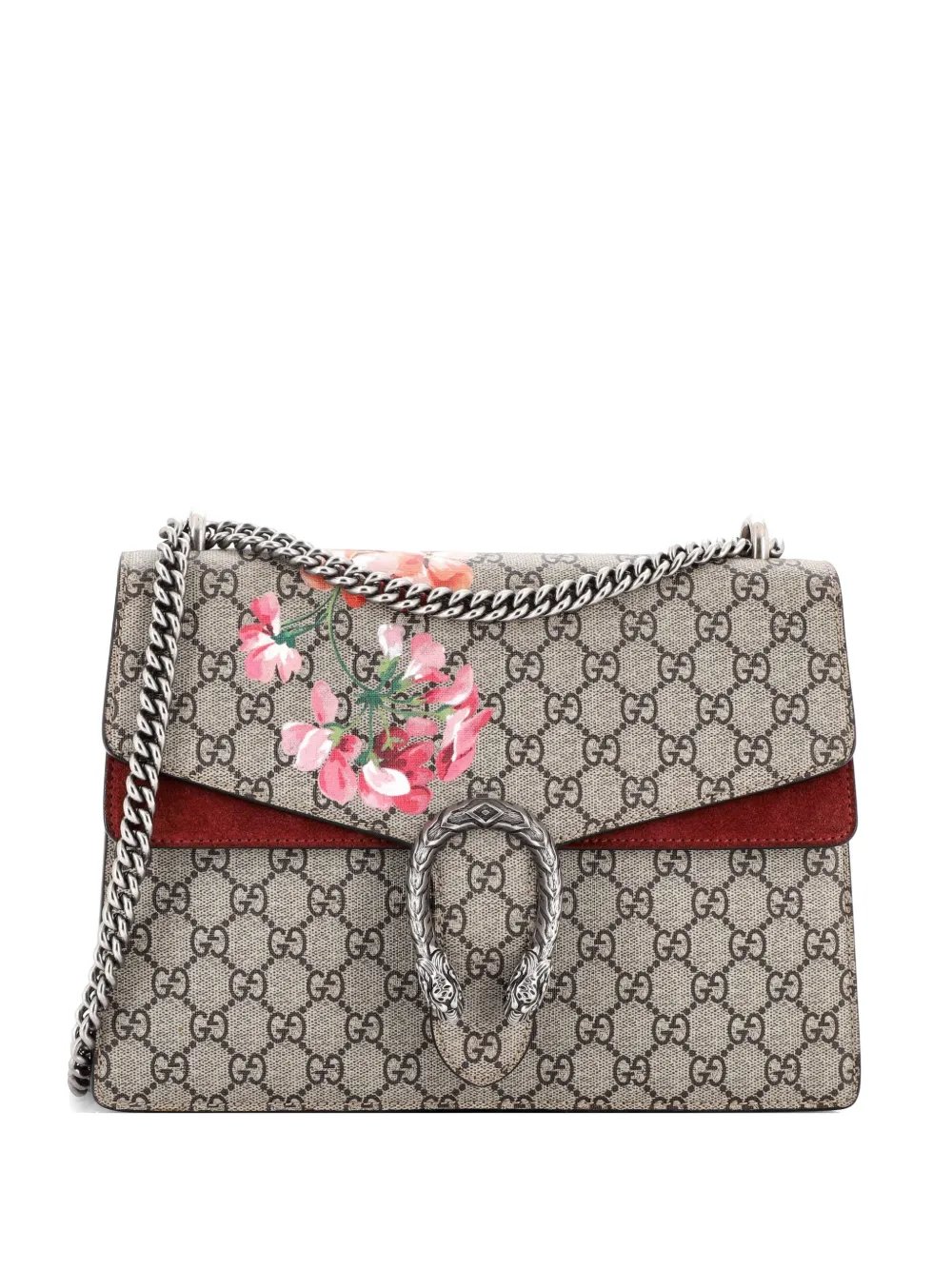 Dionysus Bag Blooms Print GG Coated Canvas Medium shoulder bag