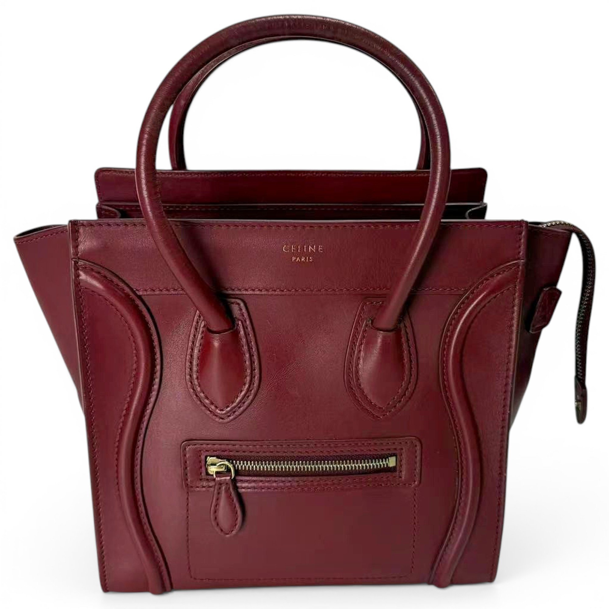 Luggage leather handbag