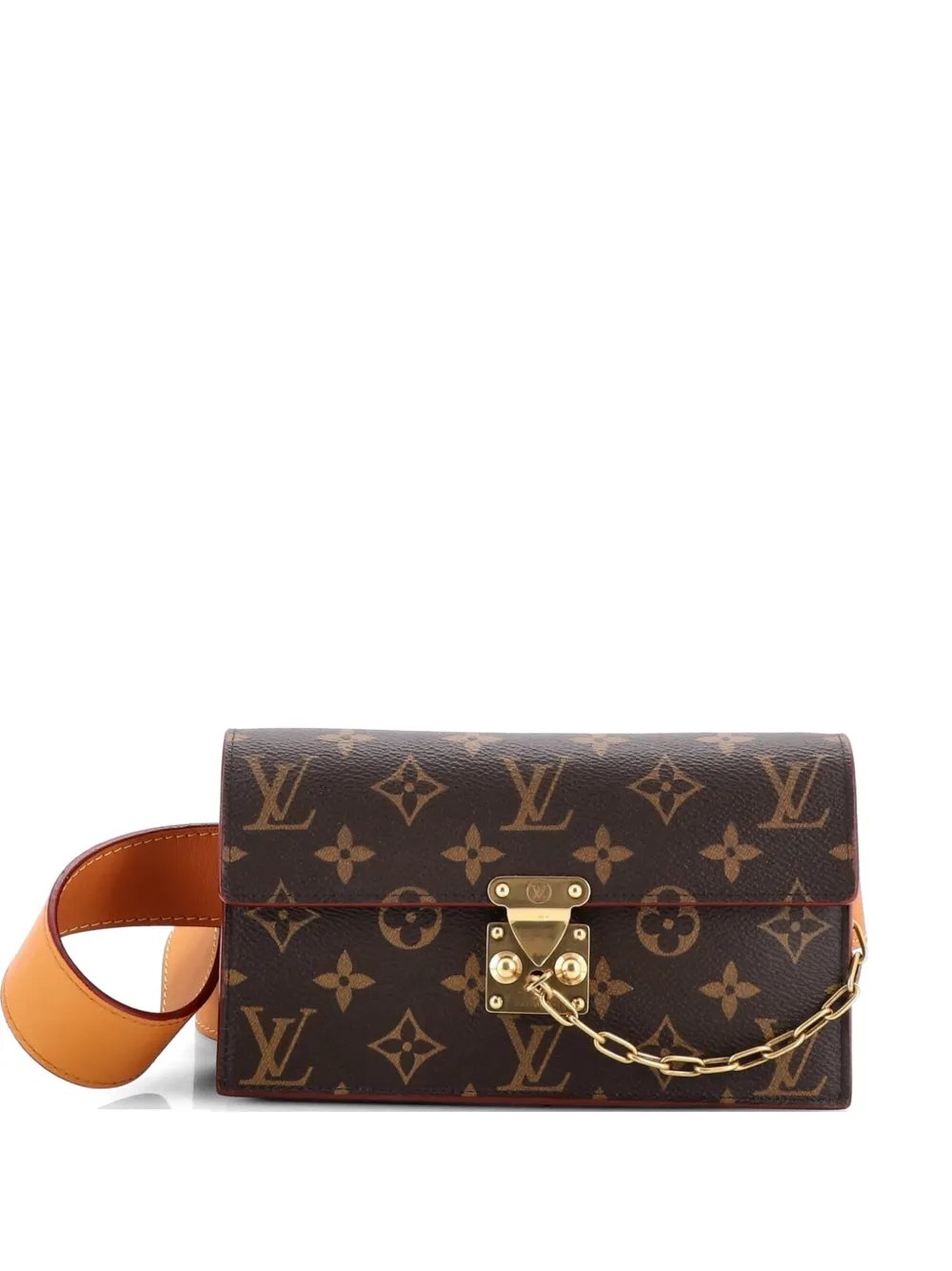 S Lock Pouch Monogram Canvas belt bag