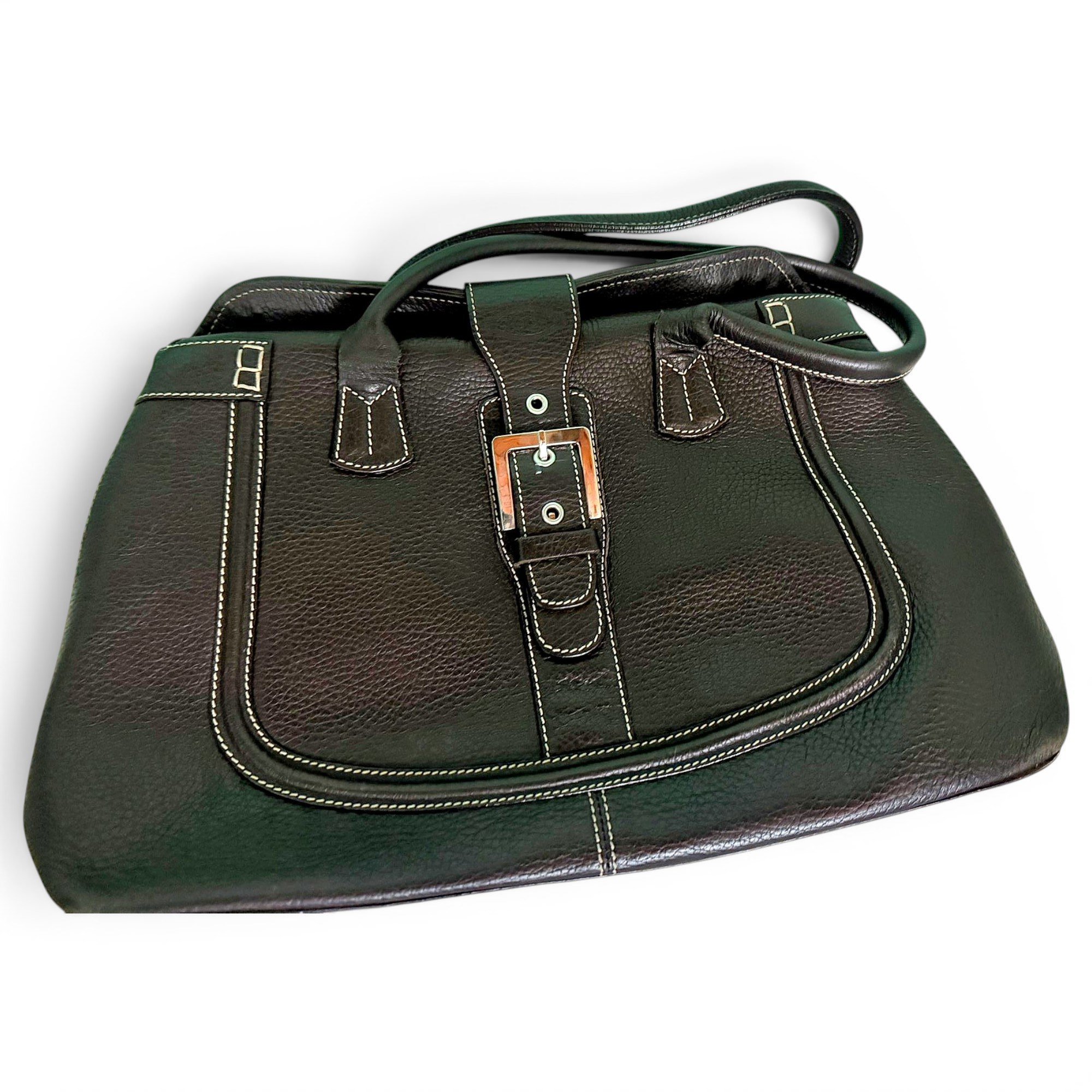 D Bag leather handbag