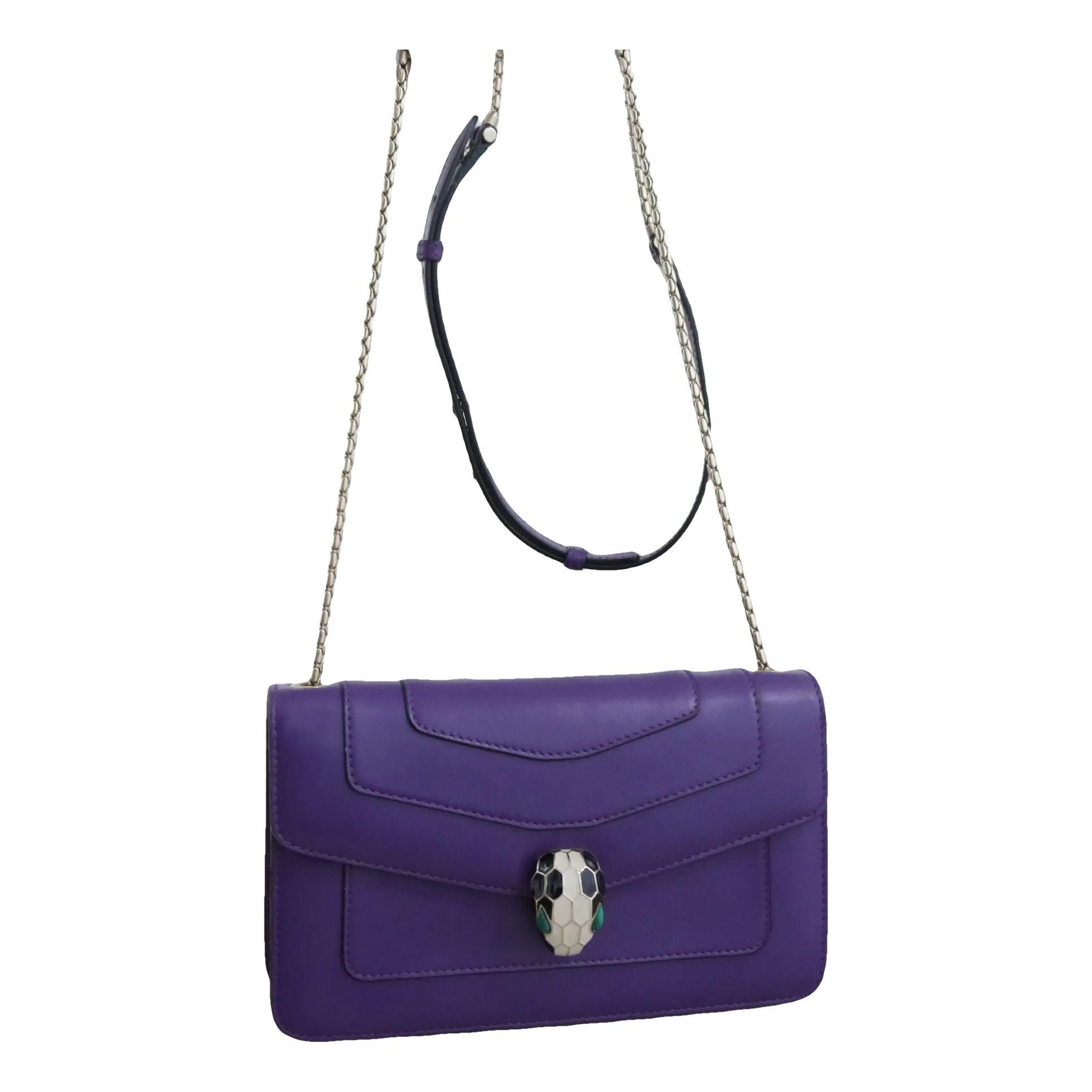 Serpenti leather crossbody bag