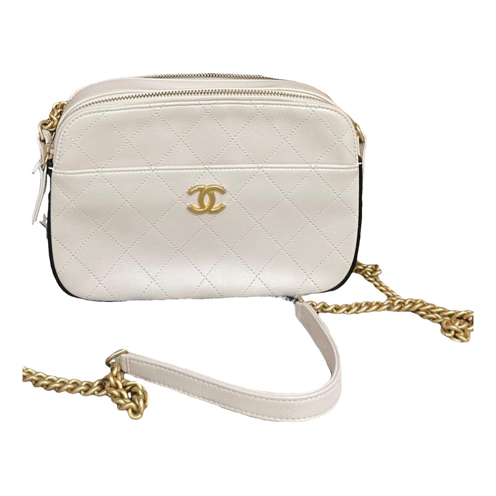 Vanity leather handbag