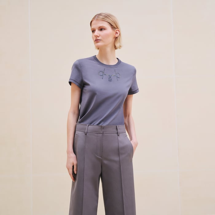 Gris Nuage "Mors" Straight T-shirt