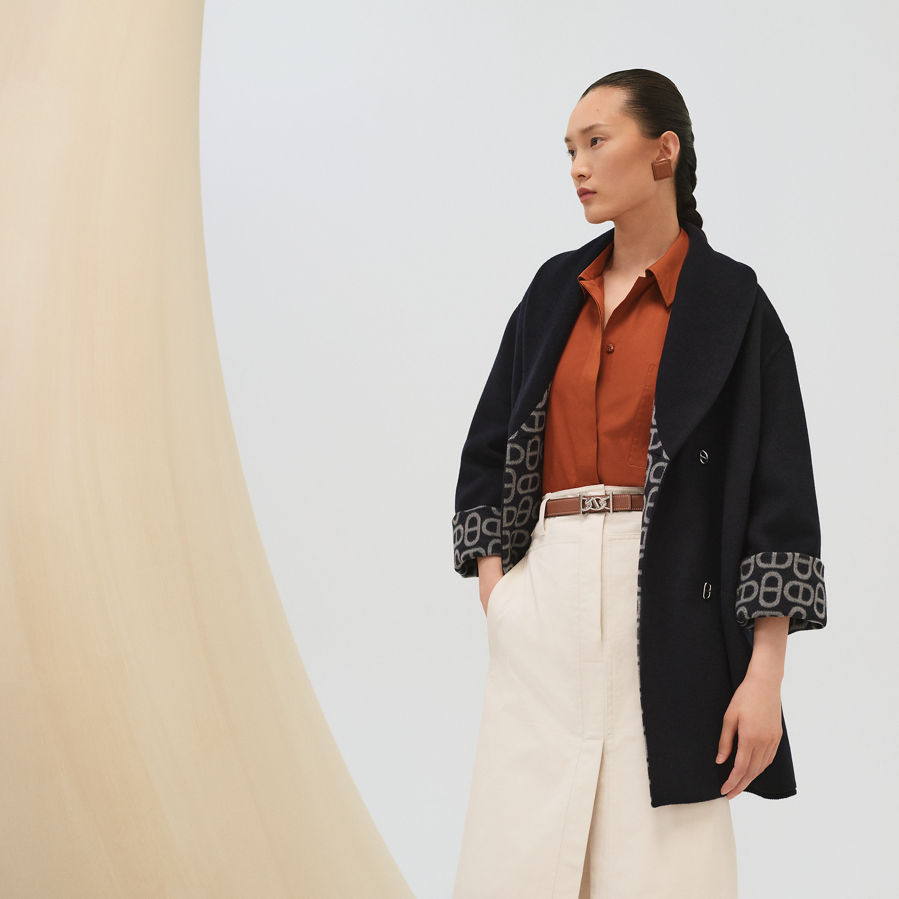 "Chaine d'Ancre" pea coat