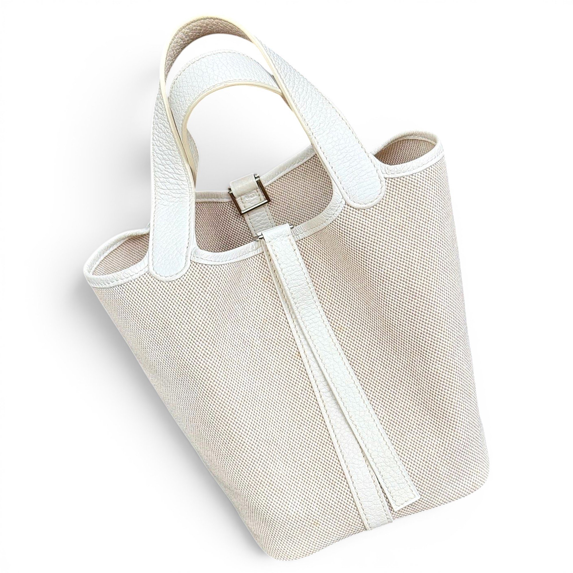 Picotin leather handbag