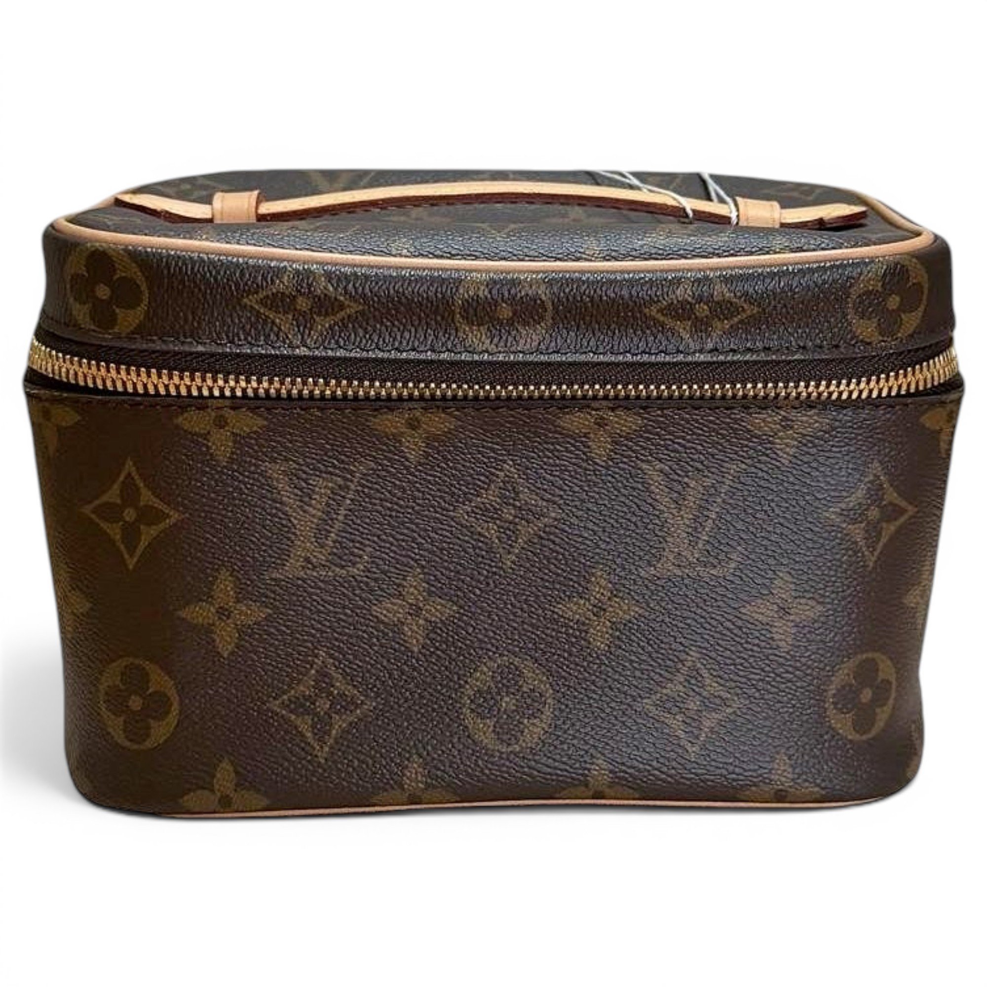 Vanity leather handbag