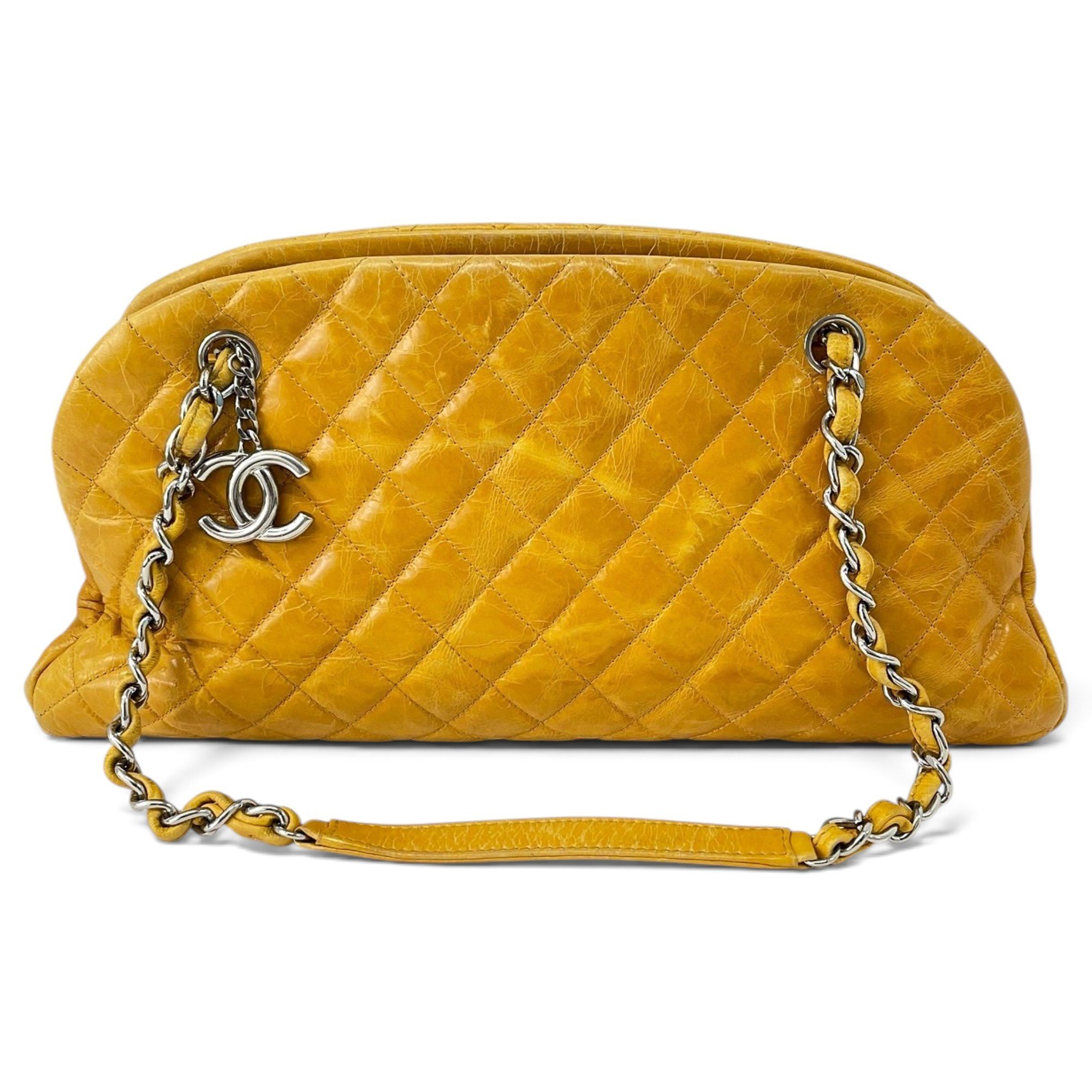 Leather bowling bag
