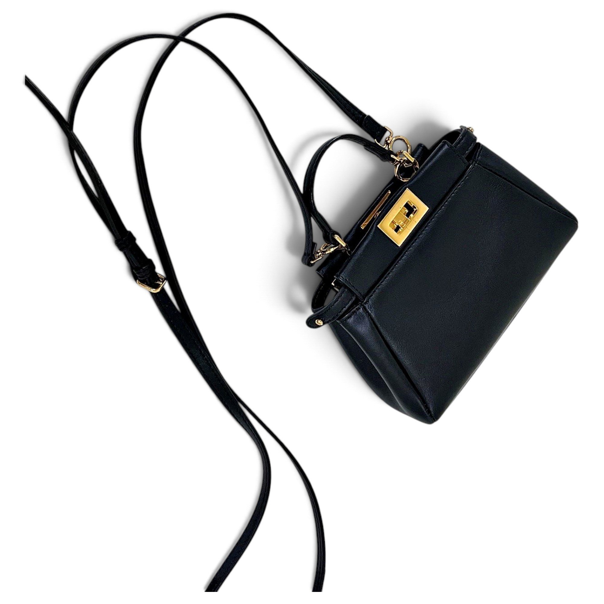 Peekaboo leather handbag