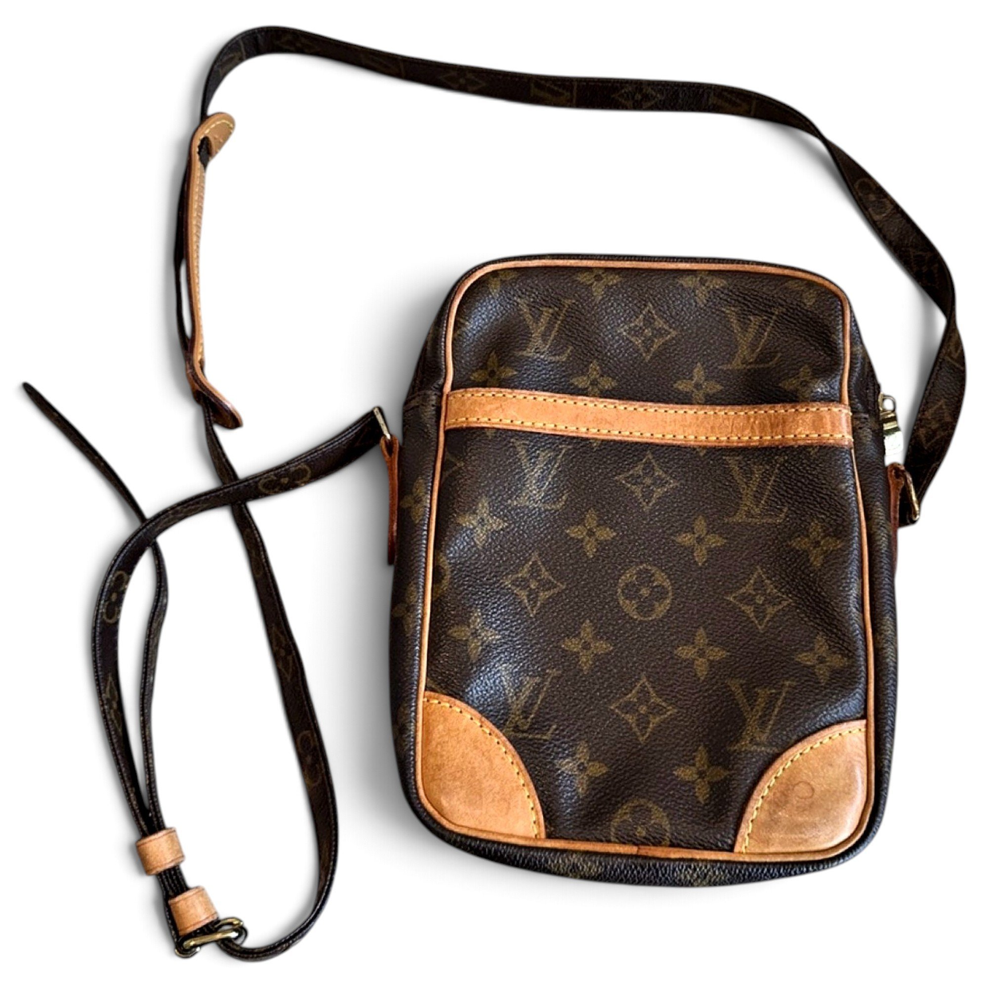 Danube leather crossbody bag
