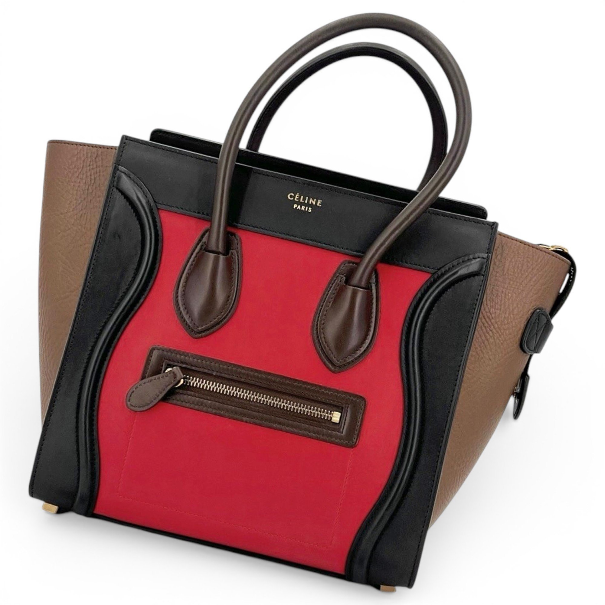 Luggage leather handbag