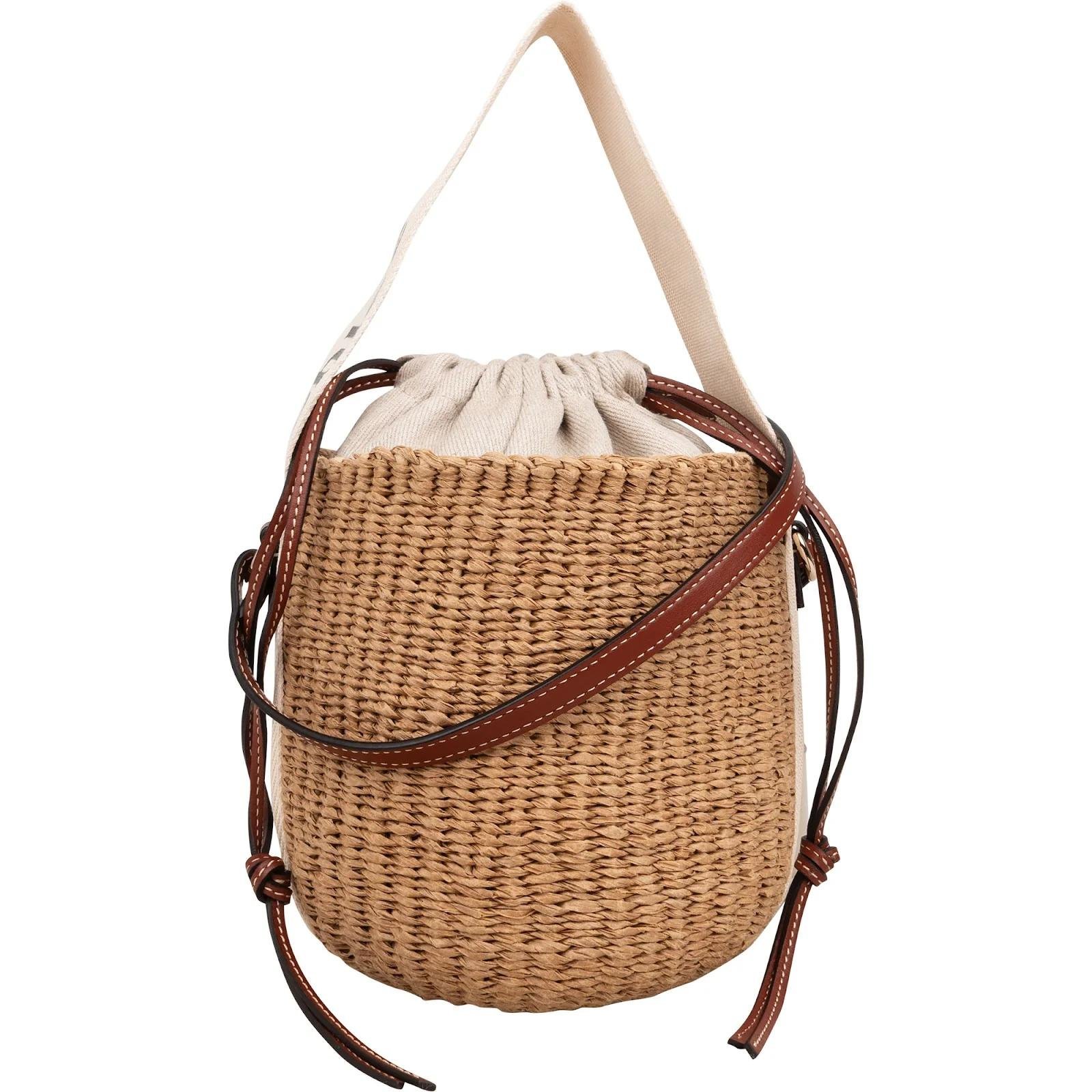 Buckle Tote leather crossbody bag