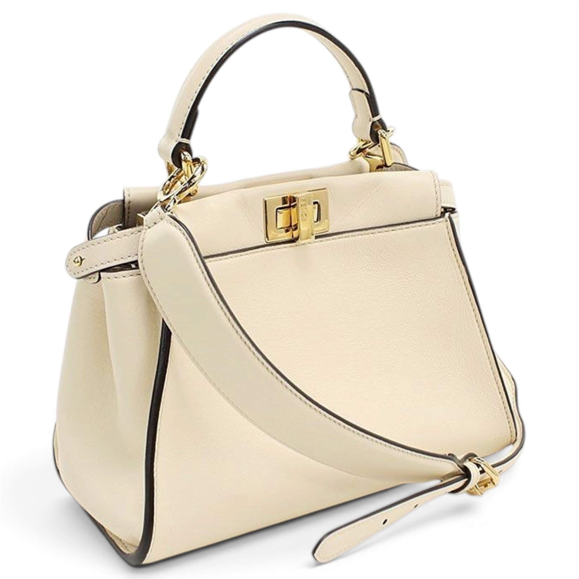 Peekaboo pony-style calfskin handbag