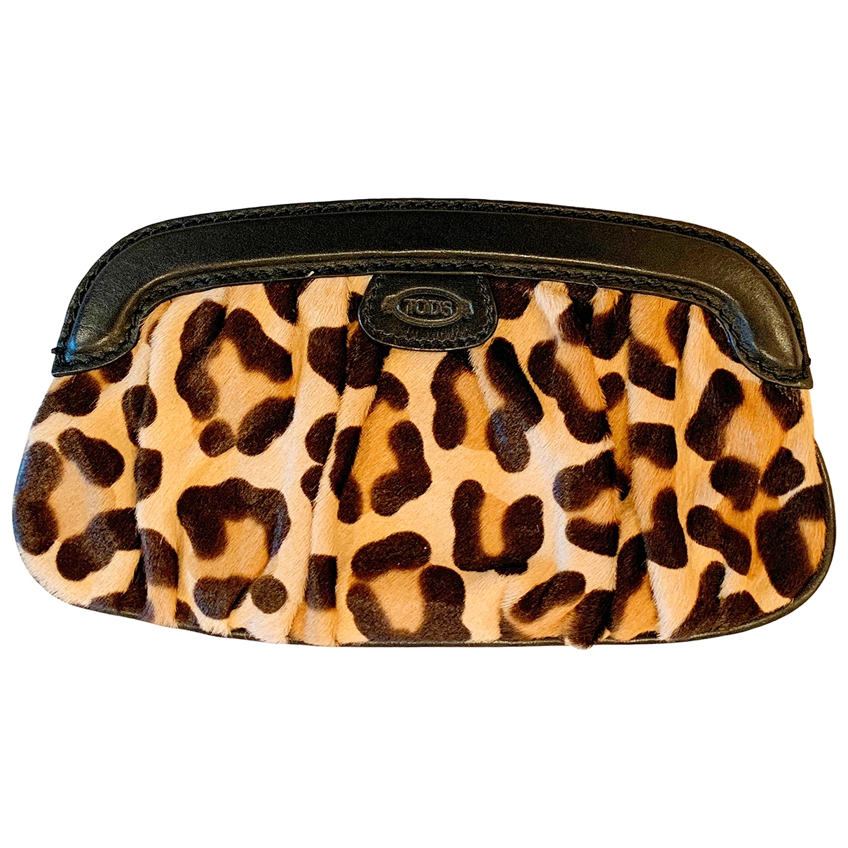 Tod's Pony-style calfskin clutch bag