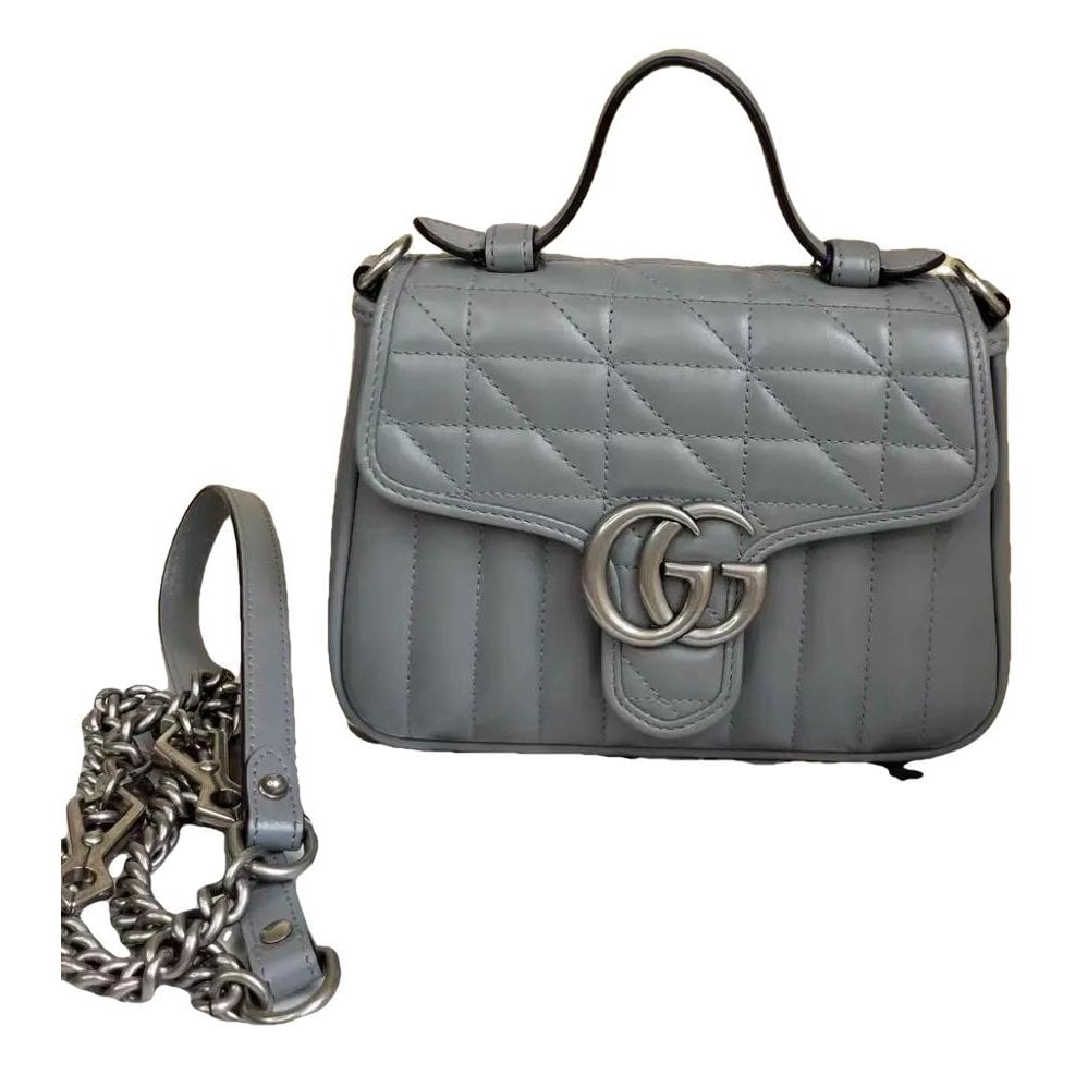 GG Marmont Flap leather crossbody bag