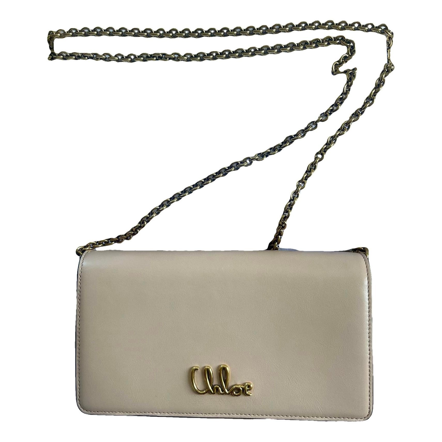 Leather clutch bag