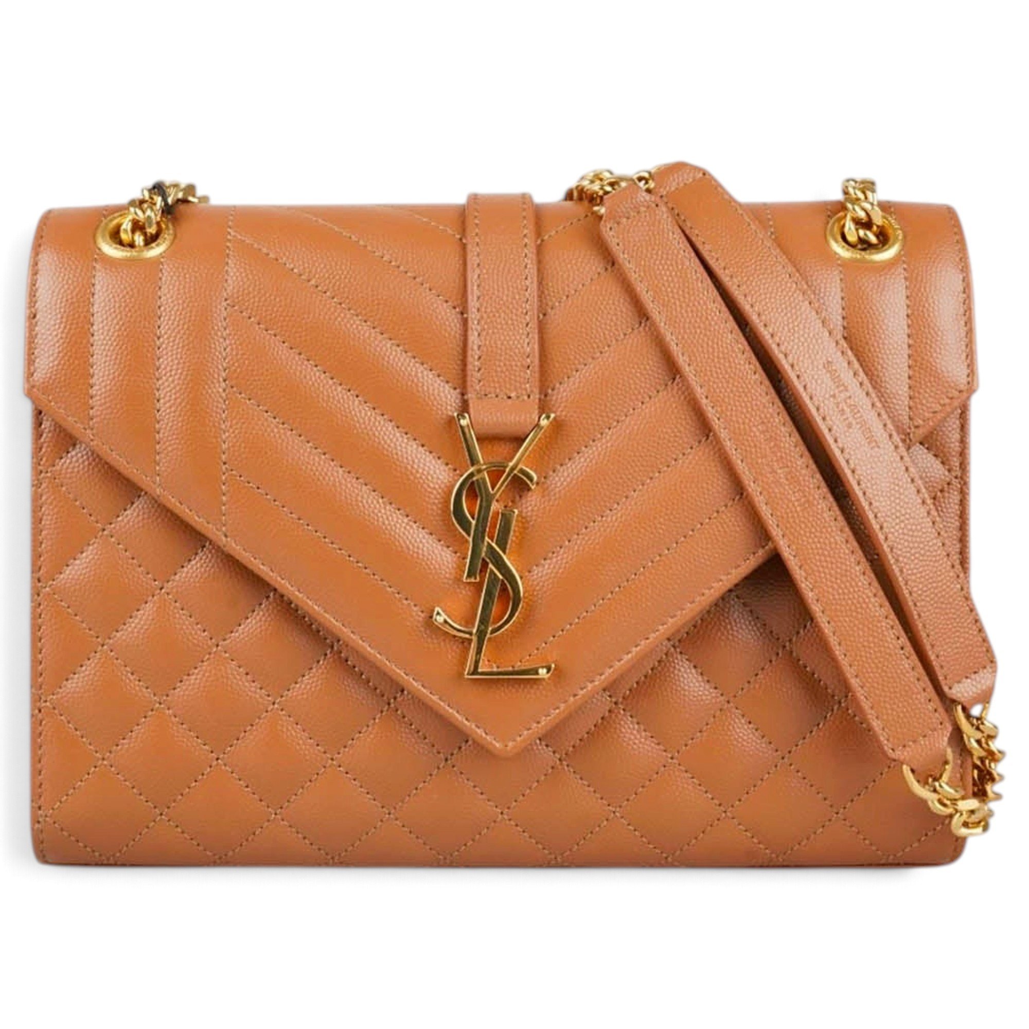 Saint Laurent Envelope leather handbag