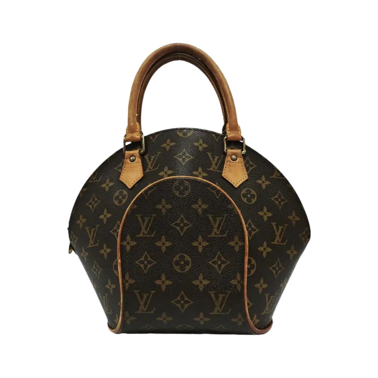 Ellipse leather handbag