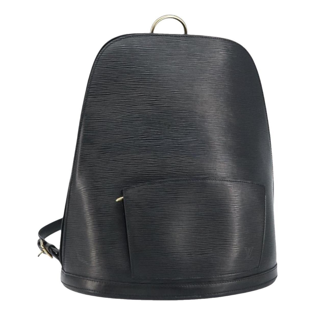 Leather backpack