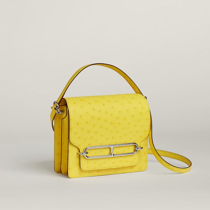 Jaune Citron Roulis Mini Bag
